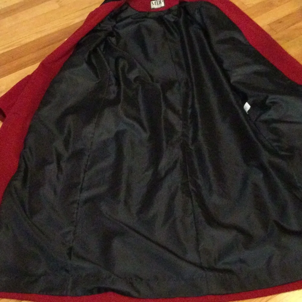 MDP 🍒 Red Wool Dress Coat - Picture 13 of 16